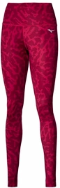Dámské kalhoty Mizuno Printed Tight /Persian Red