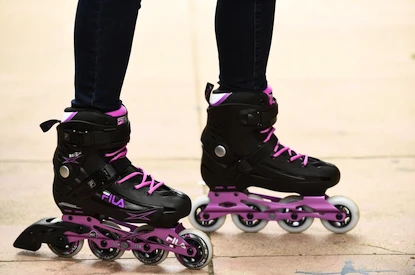 Dámské kolečkové brusle Fila  Madame Houdini Black/Violet