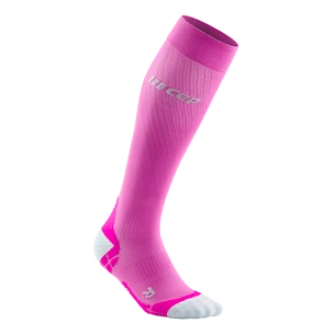 Dámské kompresní podkolenky CEP  Ultralight Pink/Light Grey
