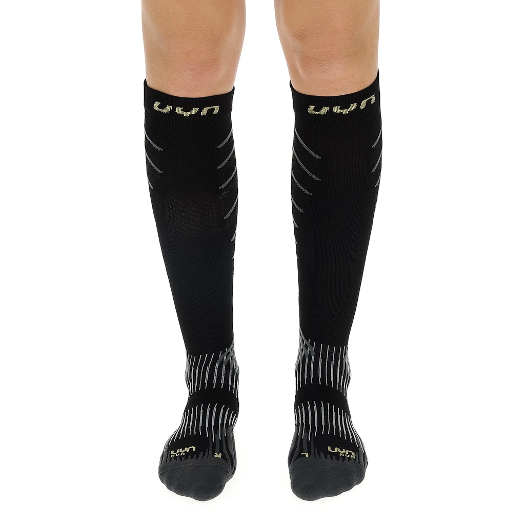 Dámské kompresní podkolenky UYN  Run Compression Onepiece 0.0 Socks Black
