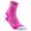 Dámské kompresní ponožky CEP  Ultralight Pink/Light Grey