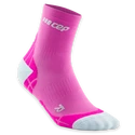 Dámské kompresní ponožky CEP  Ultralight Pink/Light Grey