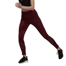 Dámské legíny adidas Own The Run Radically Reflective 7/8 Tights Shadow Red