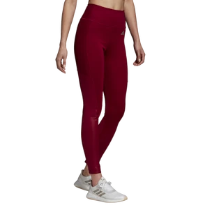Dámské legíny adidas  x Zoe Saldana sport Tights Legacy Burgundy