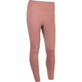 Dámské legíny Endurance Flow Ribbed Seamless Tights Burnt Rose