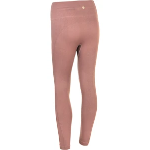 Dámské legíny Endurance  Flow Ribbed Seamless Tights Burnt Rose