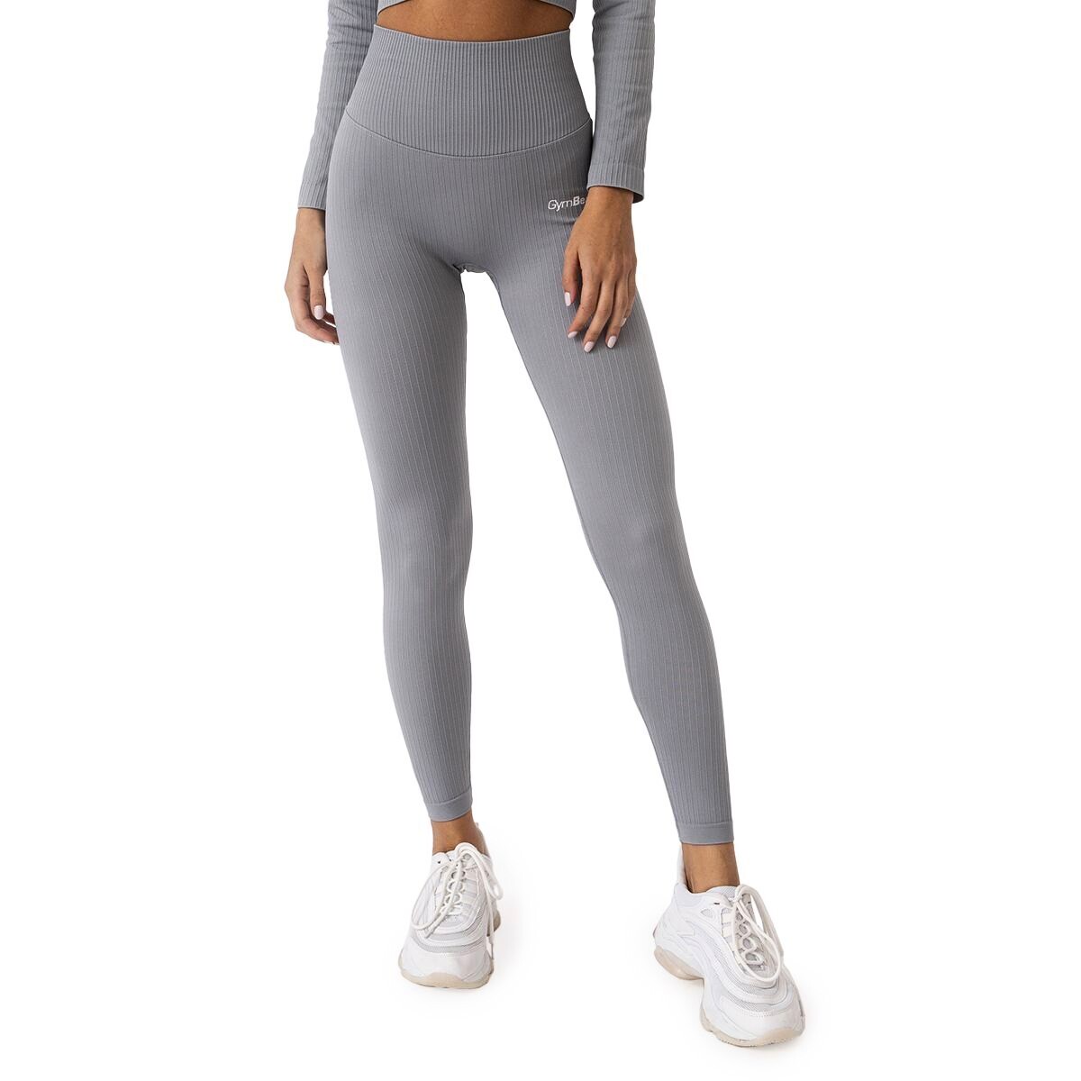 Product detail of Dámské legíny GymBeam  FLO Ribbed Leggings Grey XL