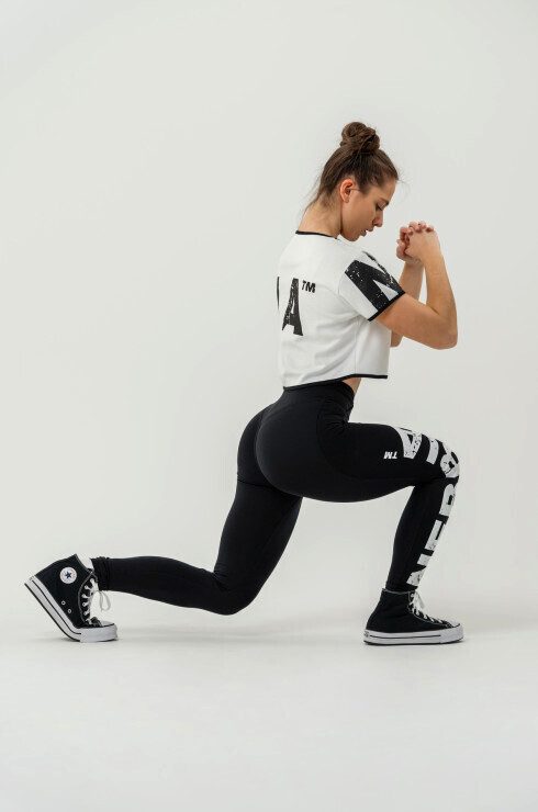 Dámské legíny Nebbia Barbell Therapy Glute Check 613 Black XS - thumb (2)