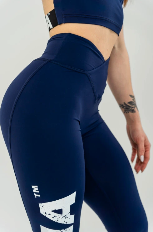 Dámské legíny Nebbia Barbell Therapy Glute Check 613 Blue