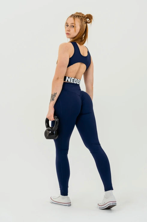 Dámské legíny Nebbia Barbell Therapy Glute Check 613 Blue