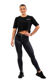 Dámské legíny Nebbia Glossy look Bubble Butt leggings high waist 586 black