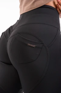Dámské legíny Nebbia  High Waist & Lifting Effect Bubble Butt Pants 587 black M