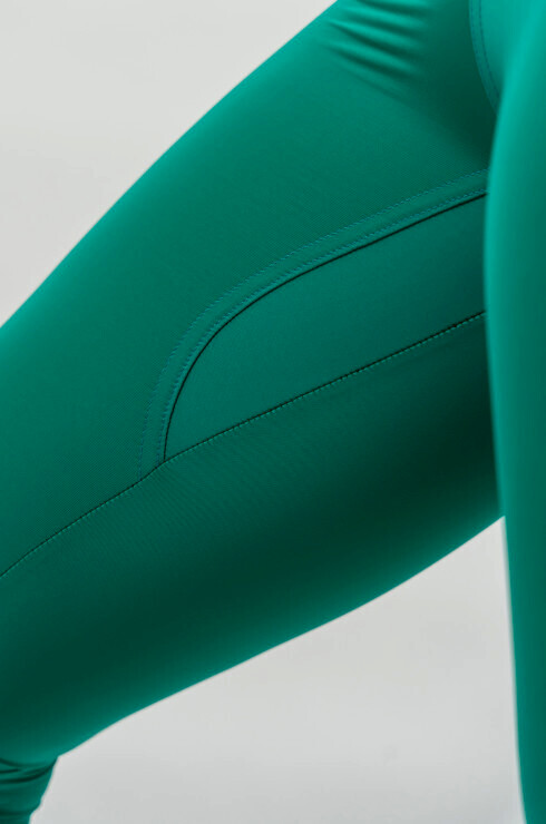 Dámské legíny Nebbia ICONIC Leggings high waist green M - thumb (4)