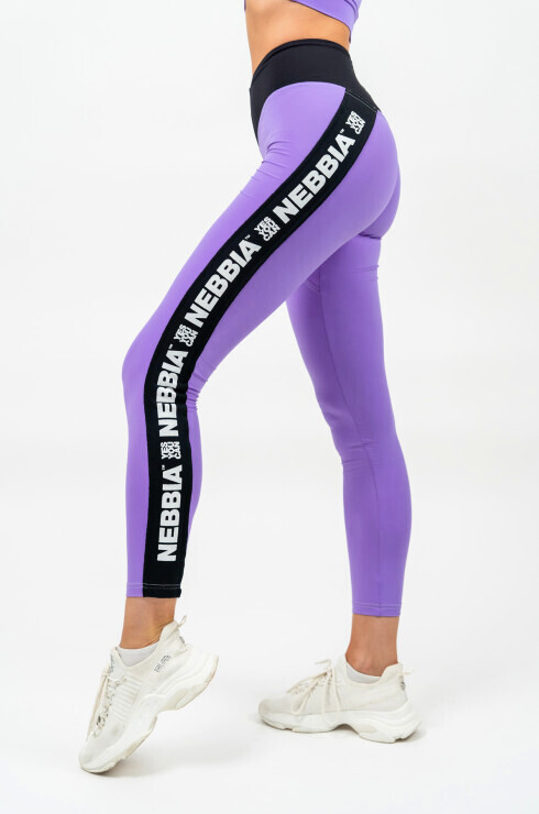 Product detail of Dámské legíny Nebbia ICONIC Leggings high waist purple L