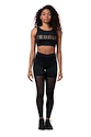 Dámské legíny Nebbia Intense Gold Mesh leggings 829 black XS