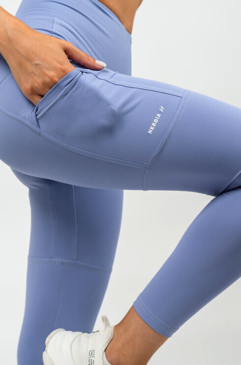 Dámské legíny Nebbia LEG DAYS GOALS High Waisted Leggings 248 purple M - thumb (3)