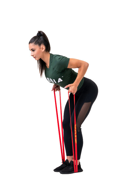 Dámské legíny Nebbia  Mesh leggings high waist 573 black S - thumb (3)