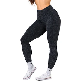 Dámské legíny Nebbia NEBBIA x OLYMPIA Washed High Waisted Leggings GYM WARRIOR 776 black