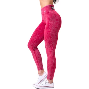 Dámské legíny Nebbia NEBBIA x OLYMPIA Washed High Waisted Leggings LEGACY 777 red XS