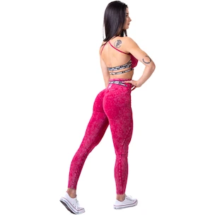 Dámské legíny Nebbia NEBBIA x OLYMPIA Washed High Waisted Leggings LEGACY 777 red XS