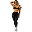 Dámské legíny Nebbia TOTALLY SEAMLESS High Waisted Push-Up Leggings 303 black