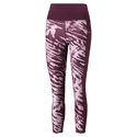 Dámské legíny Puma  Run 5K Graphic High Waist 7/8 Tight Grape Wine