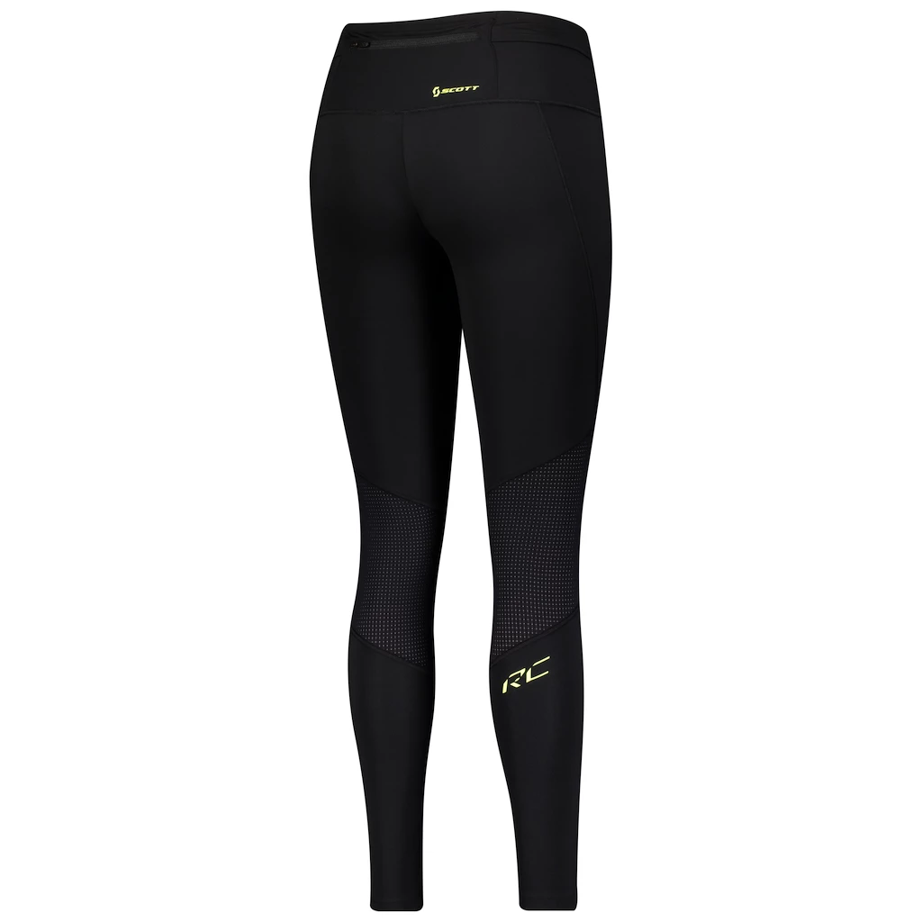 Dámské legíny Scott  Full Tight RC Run Black/Yellow