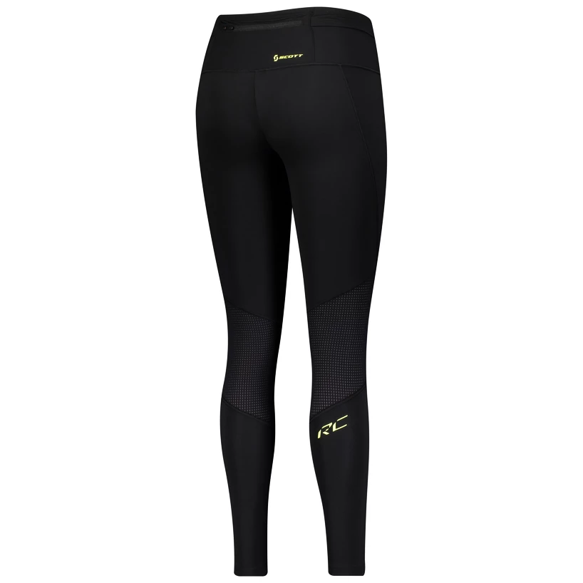 Dámské legíny Scott  Full Tight RC Run Black/Yellow L