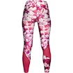 Dámské legíny Under Armour HG Armour Ankle Crop Print Ink růžové