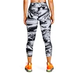 Dámské legíny Under Armour HG Armour Prt Ankle Crop maskáčové černo-bílé