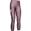 Dámské Legíny Under Armour HG Armour Shine Perforation Ankle Cro ružové