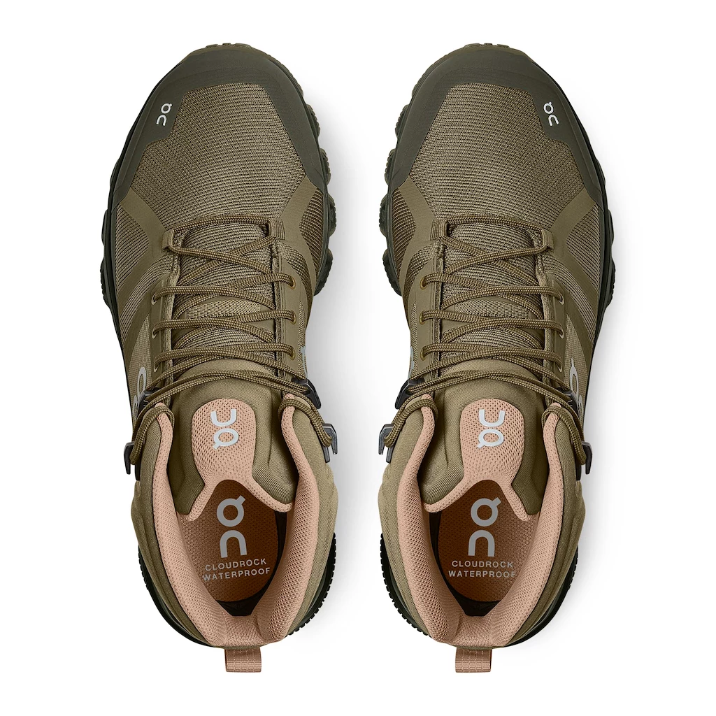 Dámské outdoorové boty On Running  Cloudrock Waterproof Olive/Reed