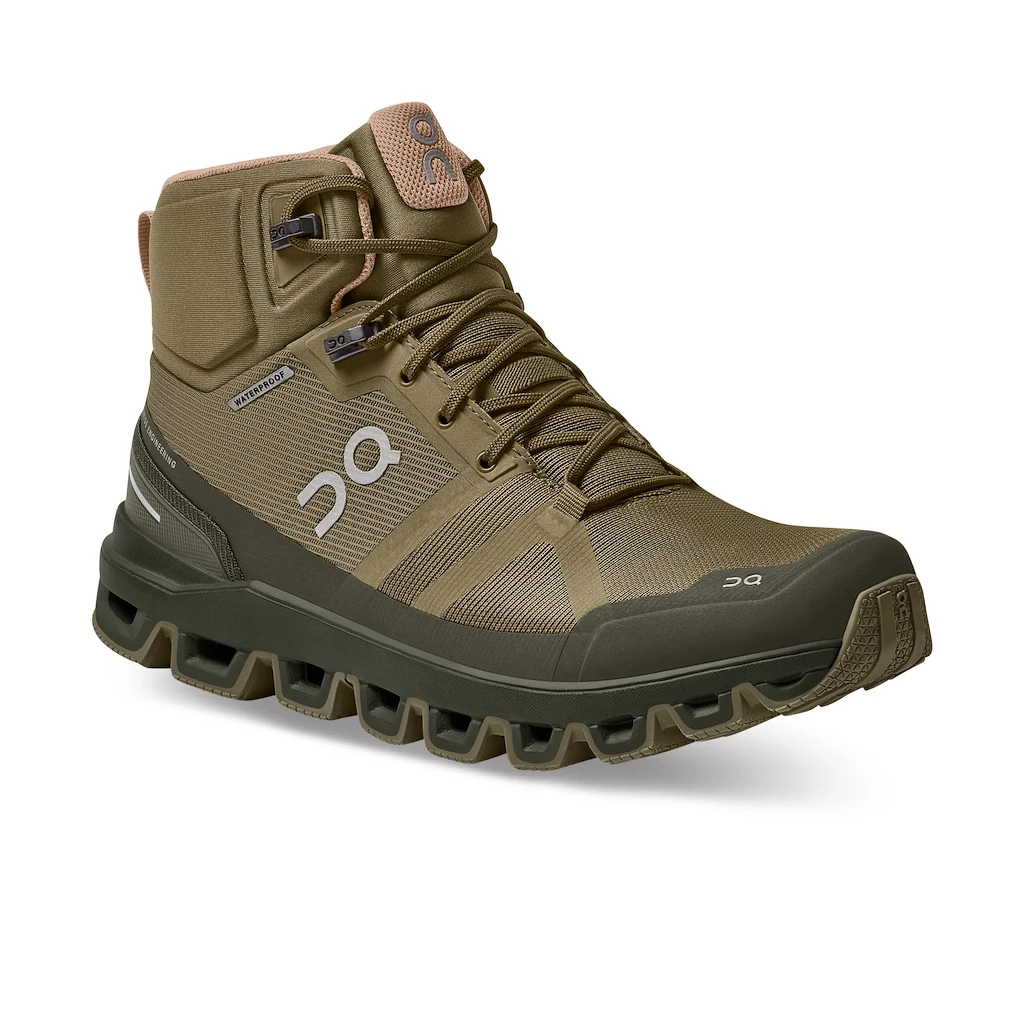 Dámské outdoorové boty On Running  Cloudrock Waterproof Olive/Reed