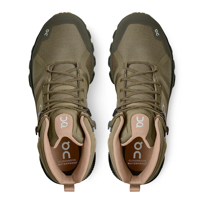 Dámské outdoorové boty On Running  Cloudrock Waterproof Olive/Reed