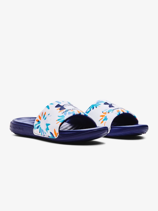 Dámské pantofle Under Armour Ansa Graphic-WHT  EUR 40,5