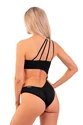 Dámské plavky Nebbia  One Shoulder Asymmetrical Monokini 459 Black