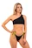Dámské plavky Nebbia  One Shoulder Bandeau Bikini Top 448 Black