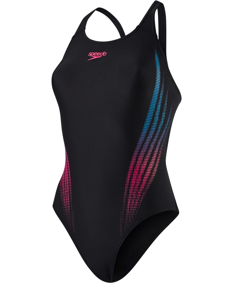 Dámské plavky Speedo  Lightbeam Placement Powerback 34