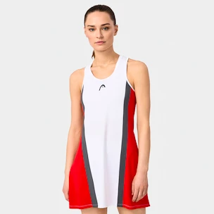 Dámské šaty Head  CLUB 25 Dress Women Red/White