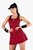Dámské šaty Hydrogen  Panther Tech Dress Black/Red