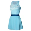 Dámské šaty Mizuno  Charge Printed Dress Blue Glow  XL