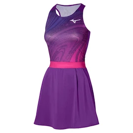 Dámské šaty Mizuno Charge Printed Dress Purple Magic