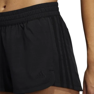 Dámské šortky adidas  Pacer 3-Stripes Woven Heather Shorts Black