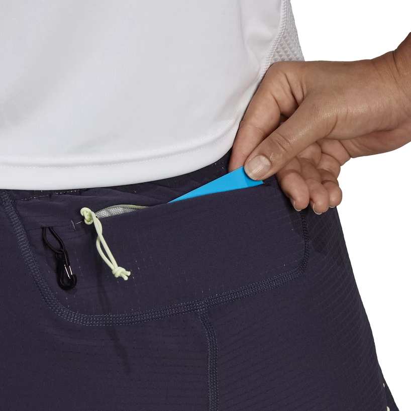 Dámské šortky adidas  Run Fast Shorts Shadow Navy L