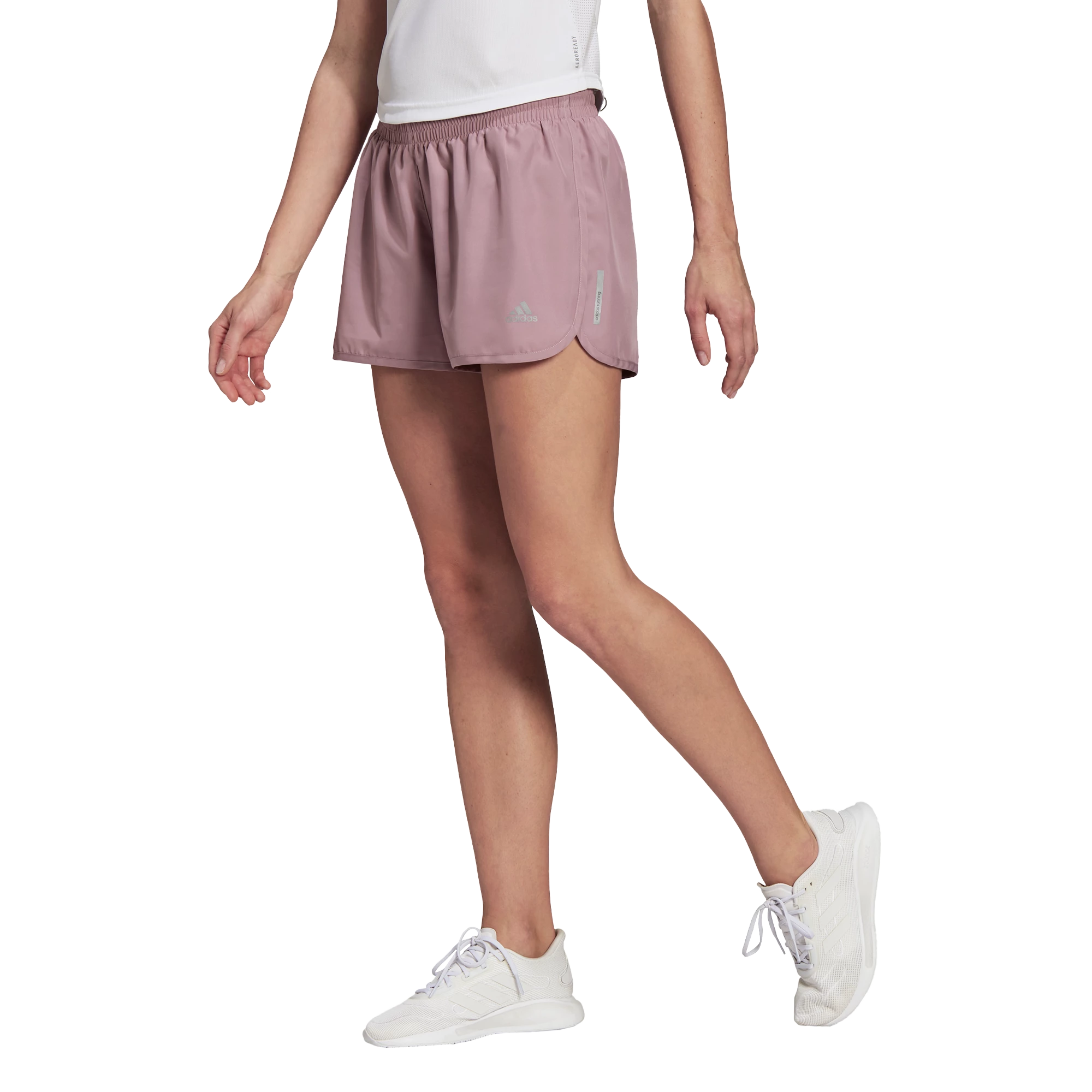 Dámské šortky adidas  Run Shorts Magic Mauve XL 4"