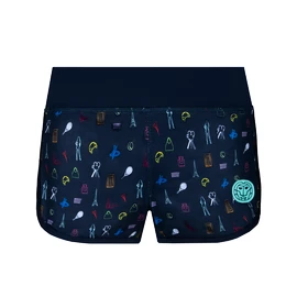 Dámské šortky BIDI BADU Chidera Tech 2 In 1 Shorts Dark Blue, Mixed