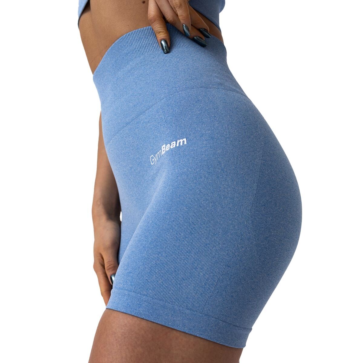 Dámské šortky GymBeam  FLO Shorts Blue S - thumb (2)