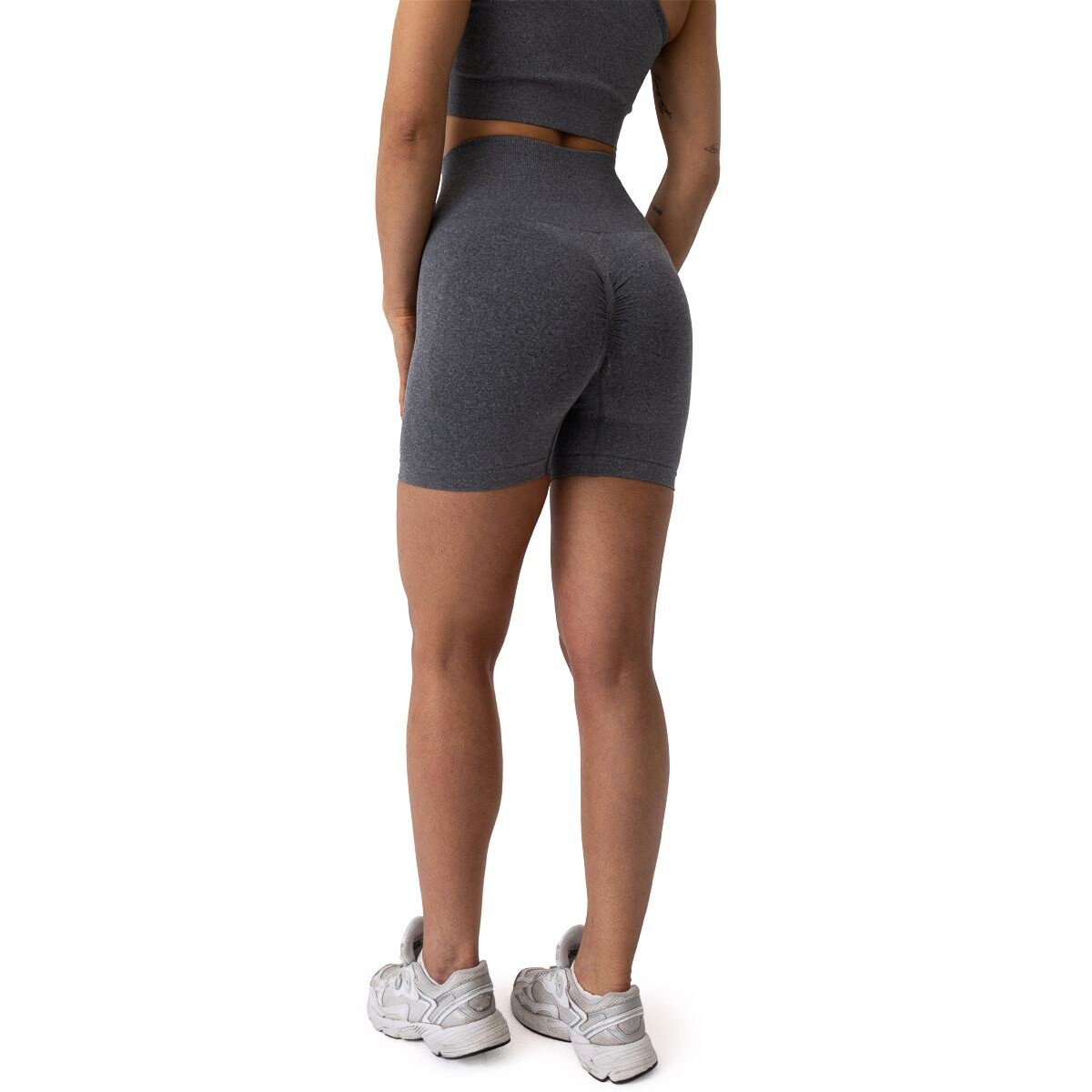 Dámské šortky GymBeam  FLO Shorts Grey M - thumb (1)