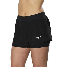 Dámské šortky Mizuno ER 2in1 Short Black