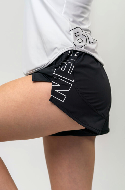 Dámské šortky Nebbia  FIT Activewear Smart Pocket Shorts black XS - thumb (3)